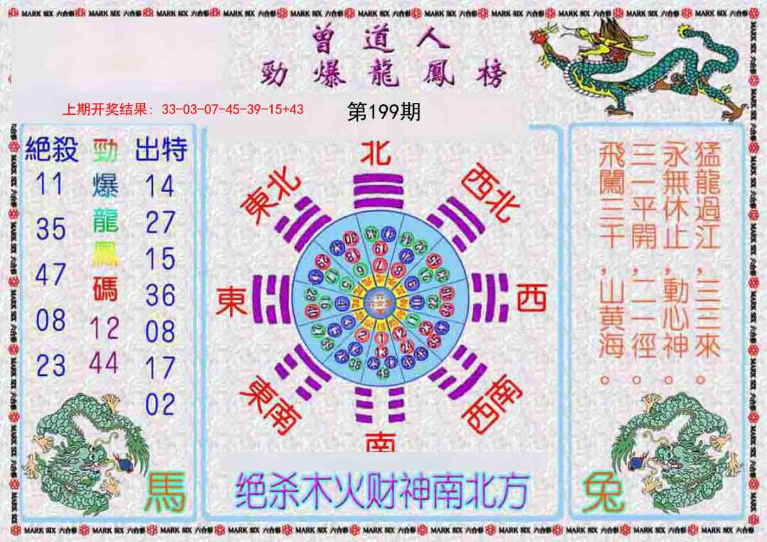 199期曾道人劲爆龙凤榜[图]