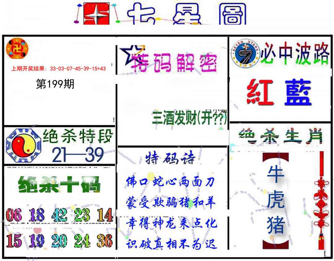 199期七星图B[图]