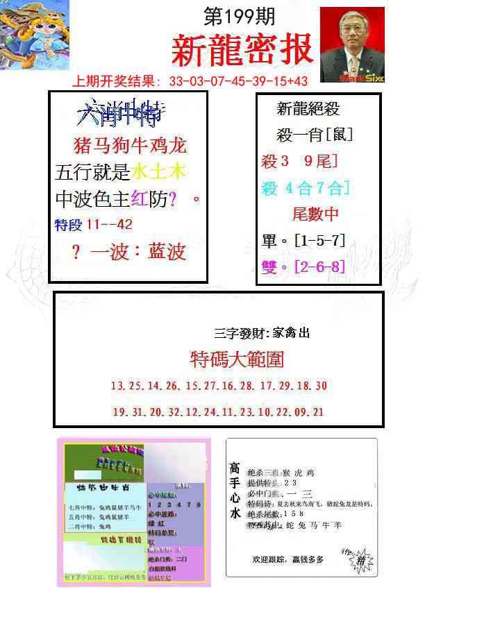 199期新龙密报[图]