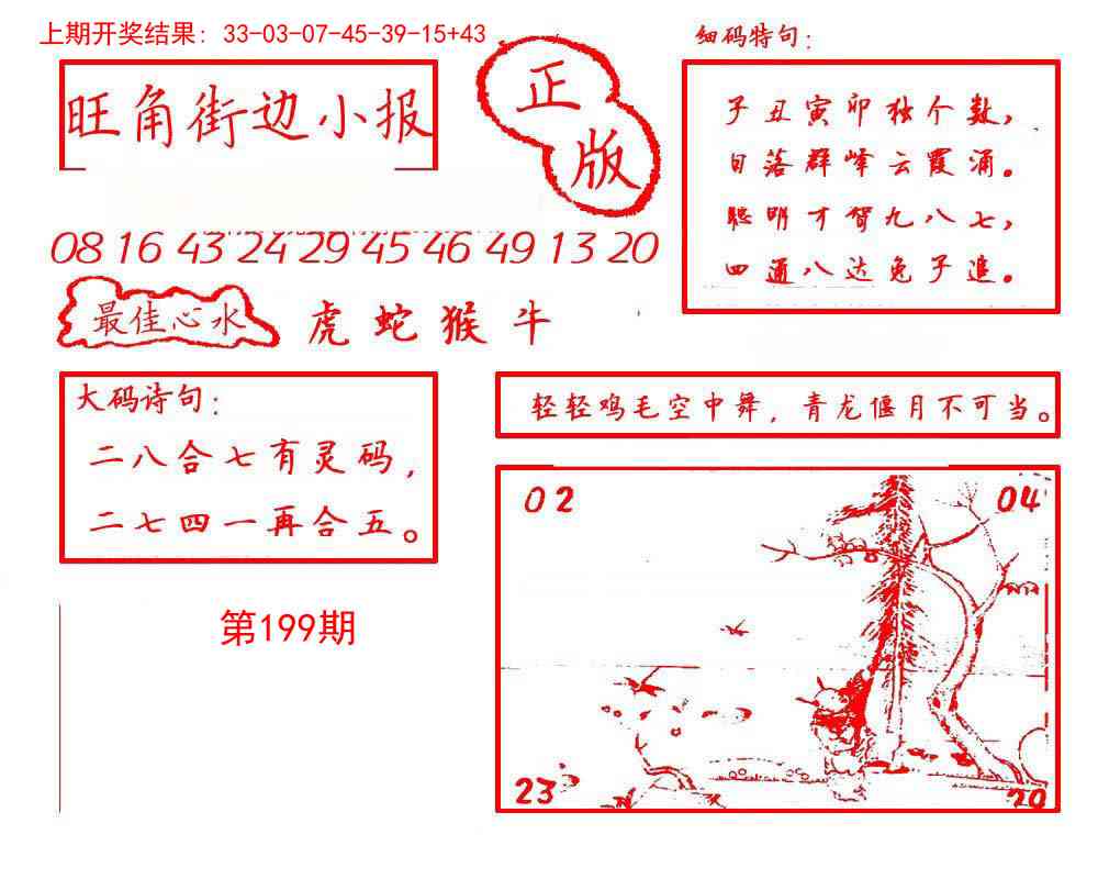 199期旺角街边小报[图]