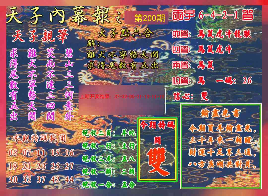 200期天子内幕报A[图]