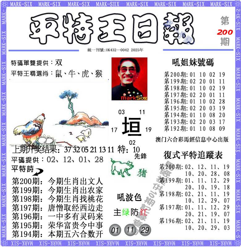 200期平特王日报[图]
