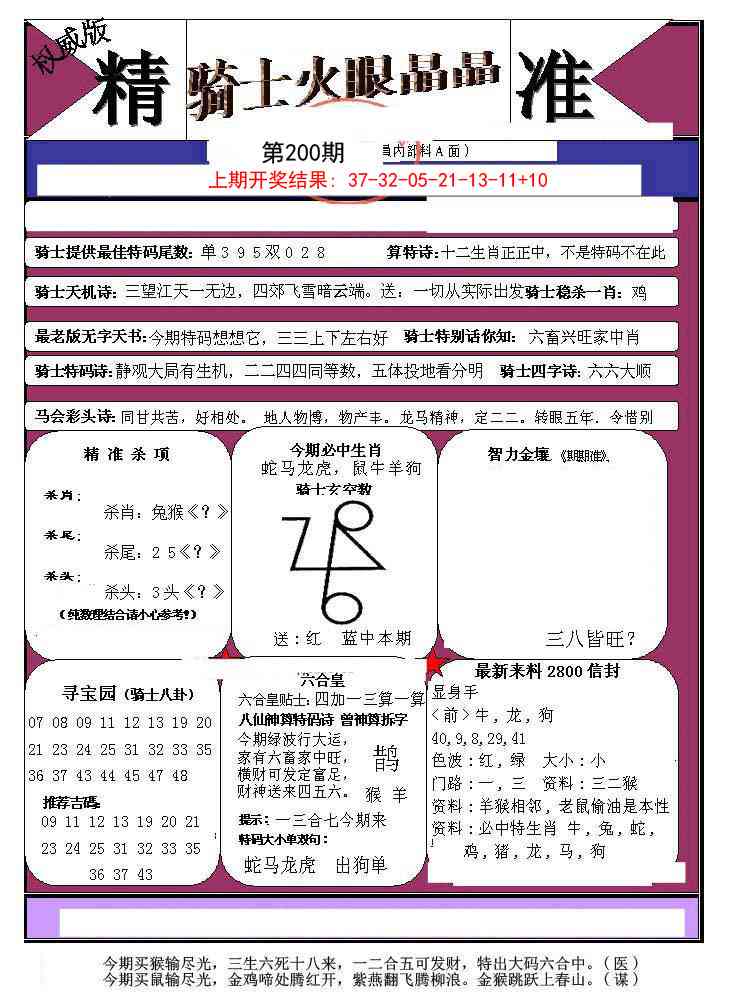 200期骑士火眼晶晶a[图]