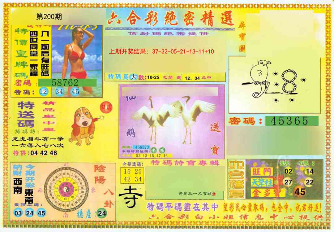 200期绝密精选A[图]