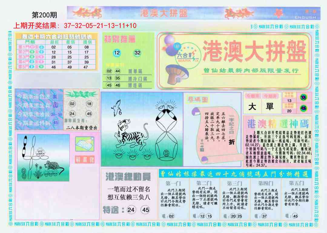 200期港澳大拼盘A[图]