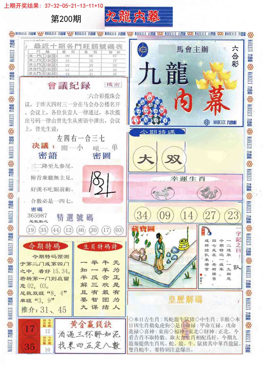 200期(新版)九龙内幕A[图]