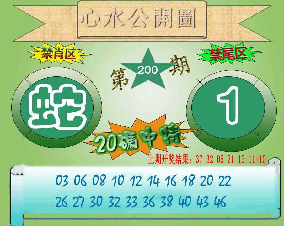 200期心水公开图[图]