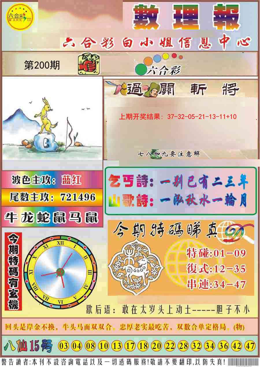 200期九龙数理报[图]