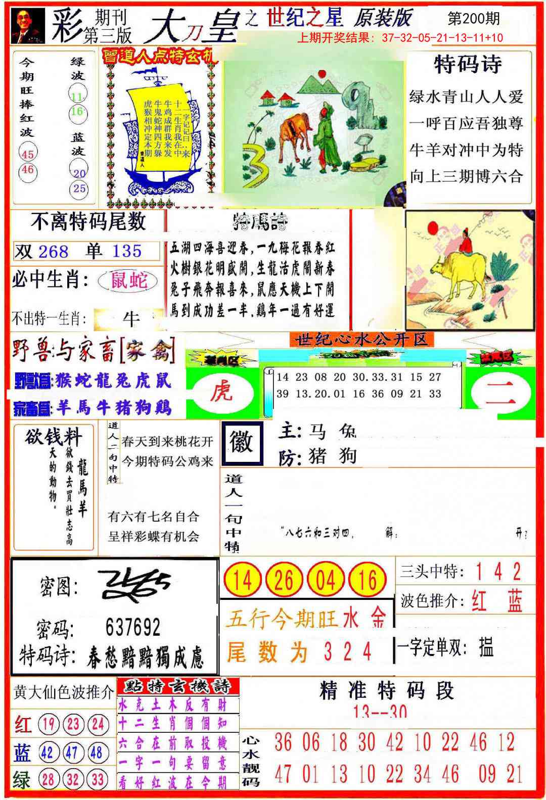 200期大刀皇之(世纪之星)[图]
