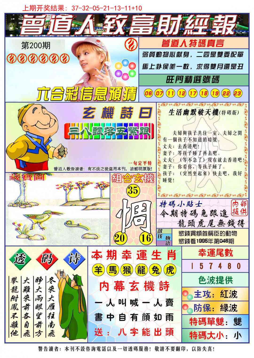 200期曾道人致福财经[图]