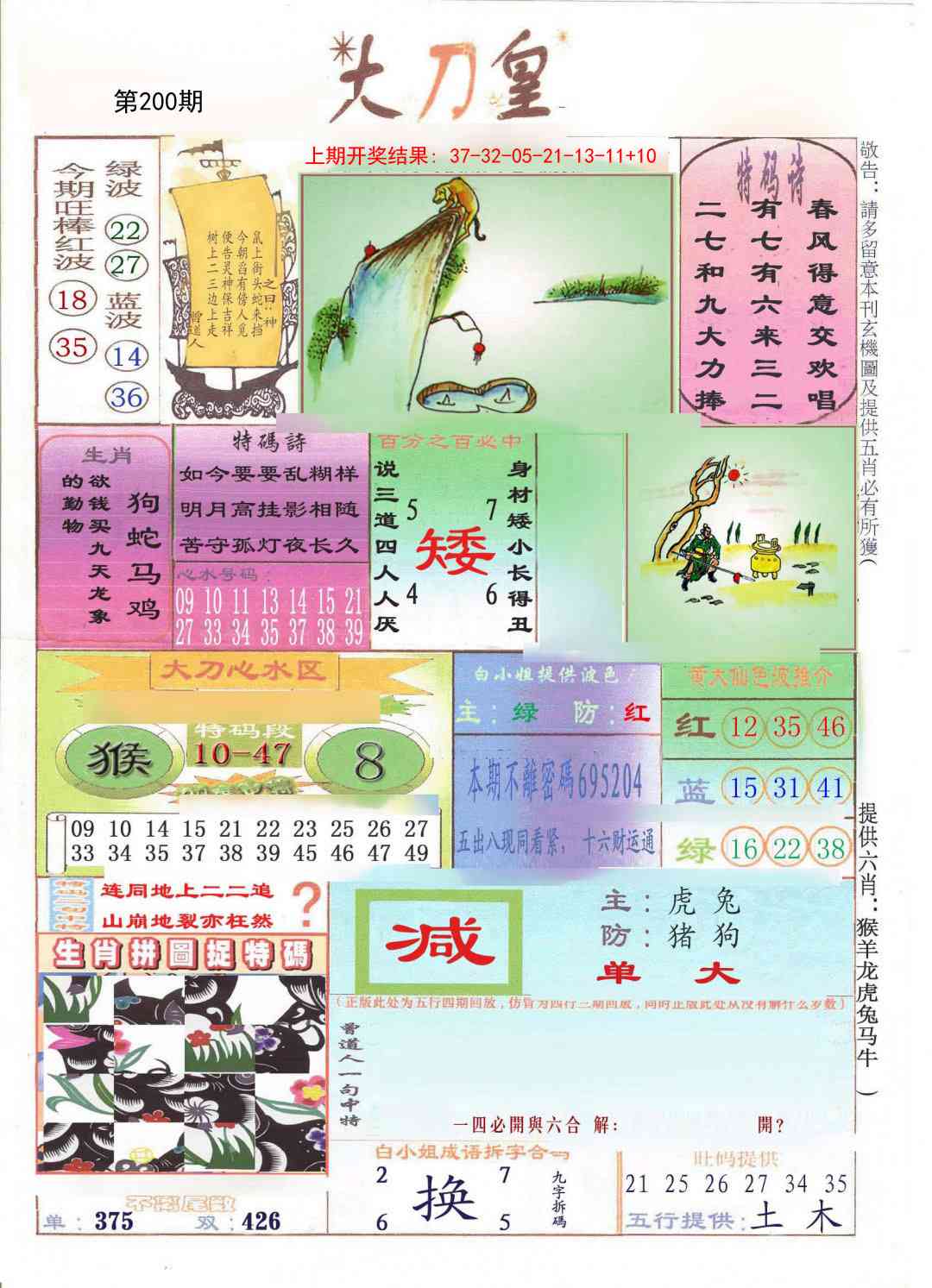 200期大刀皇[图]