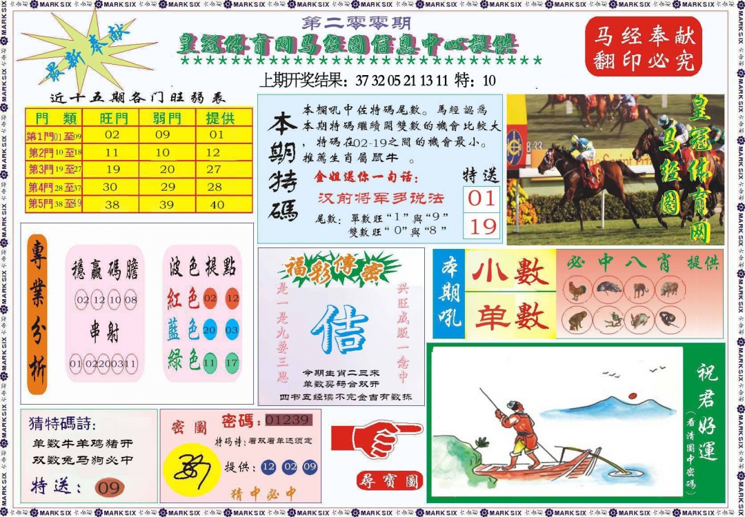 200期体育网马经图[图]