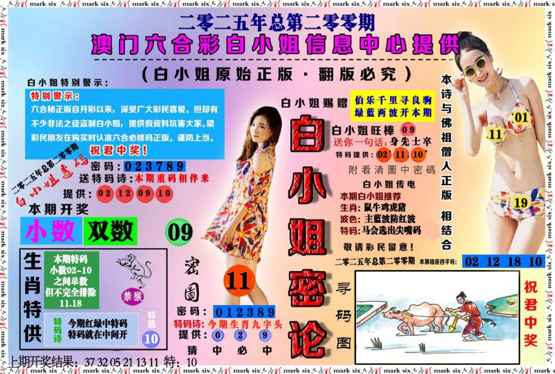 200期白小姐密论[图]