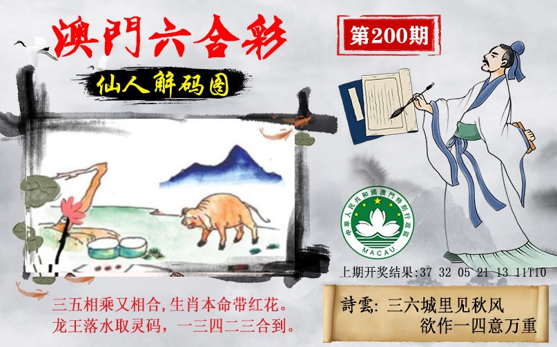 200期仙人解码图[图]