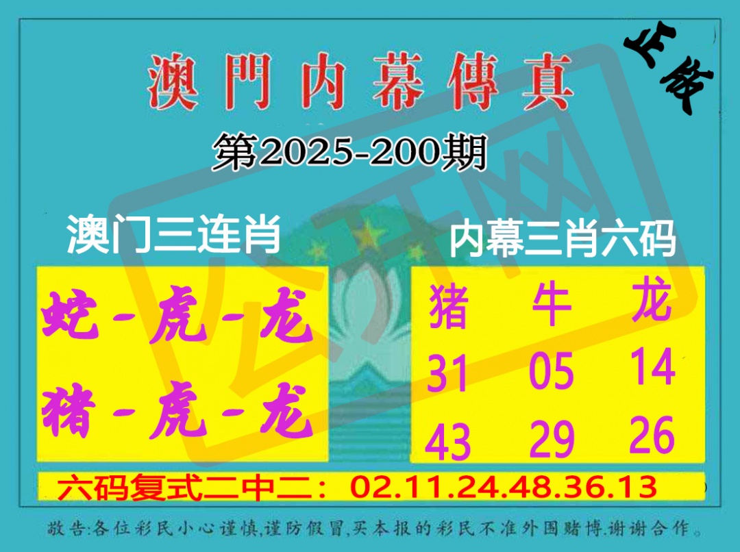 200期内幕传真三肖版[图]