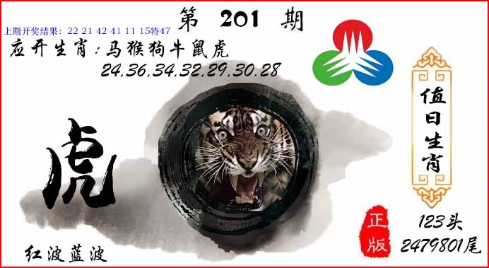 201期值日生肖[图]