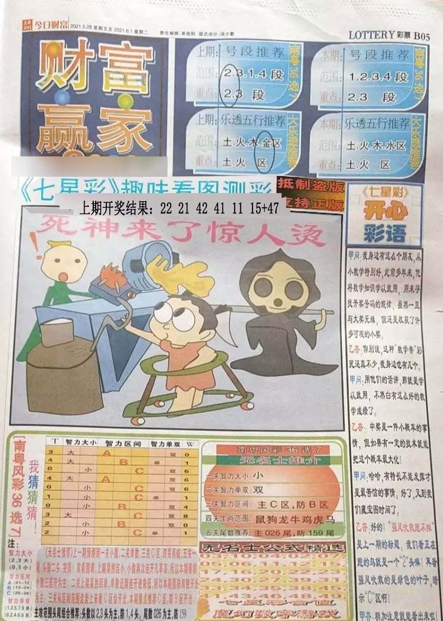 201期七星彩图(高清)[图]