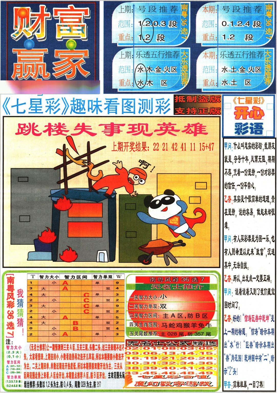 201期财富赢家（七星彩）[图]