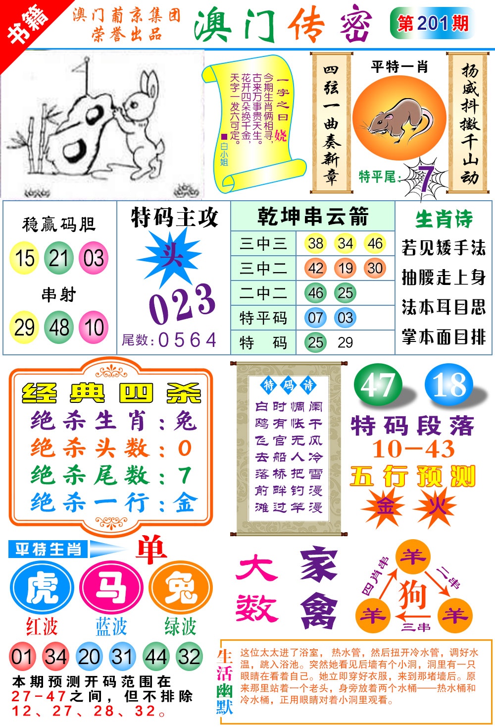 201期澳门传密一码[图]