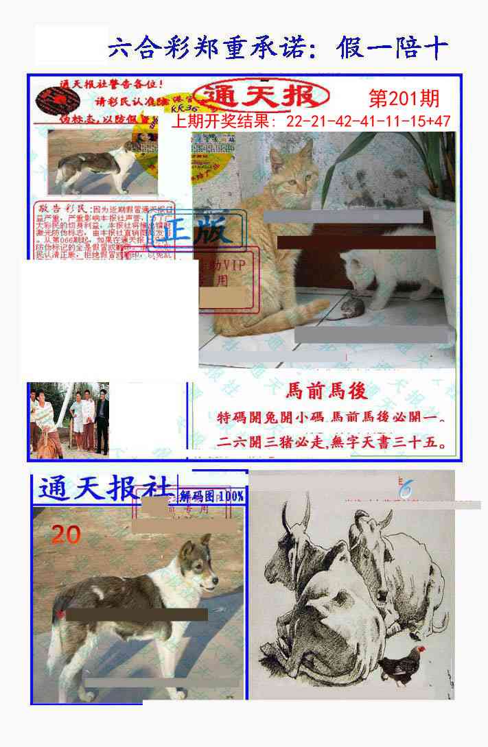 201期假一陪十通天报[图]