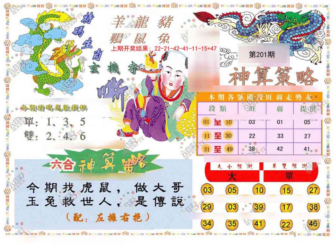 201期神算策略[图]