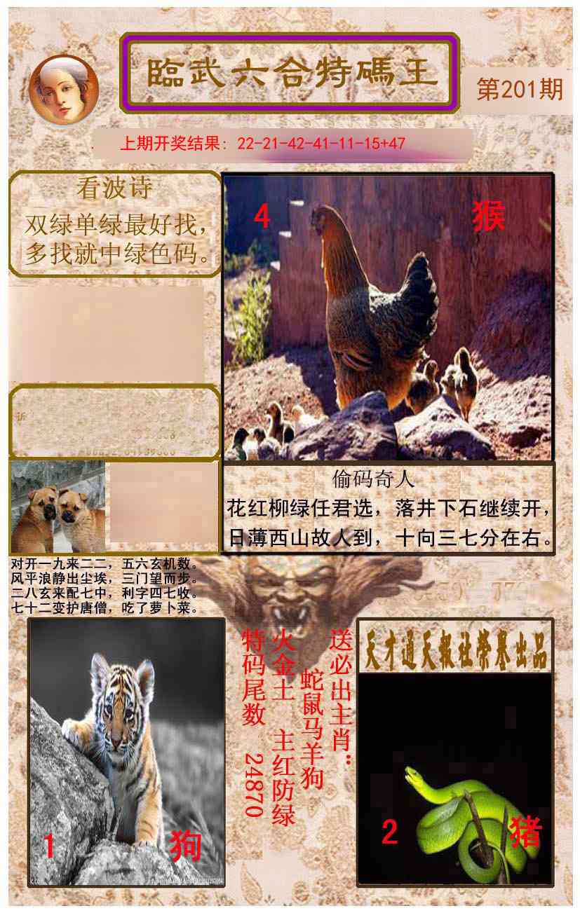 201期临武六合特码王[图]