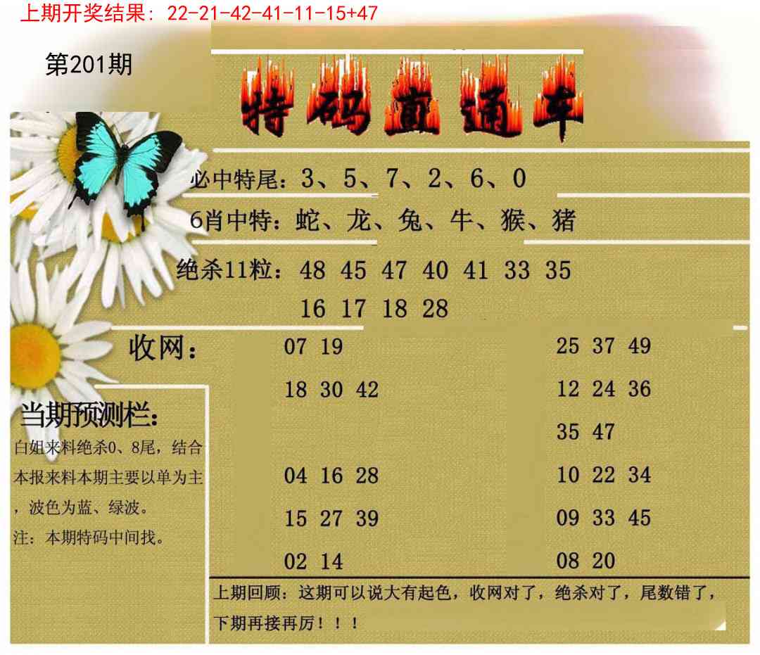 201期特码直通车[图]