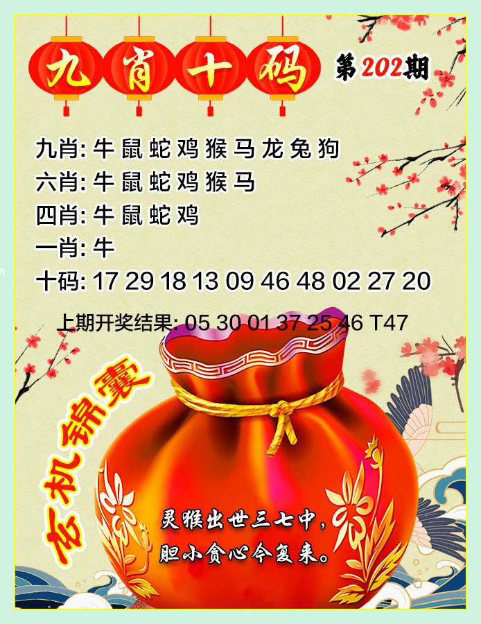 202期九肖十码[图]