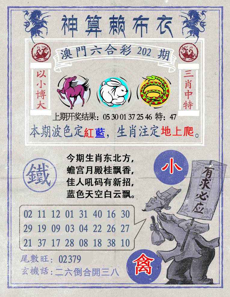 202期神算赖布衣[图]