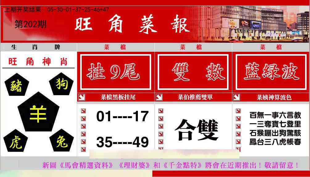 202期旺角菜报[图]