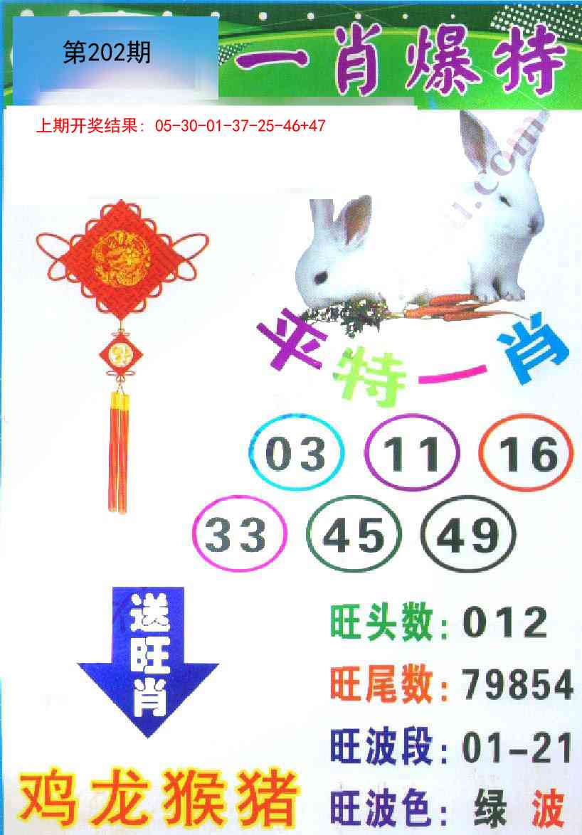 202期一肖爆特[图]