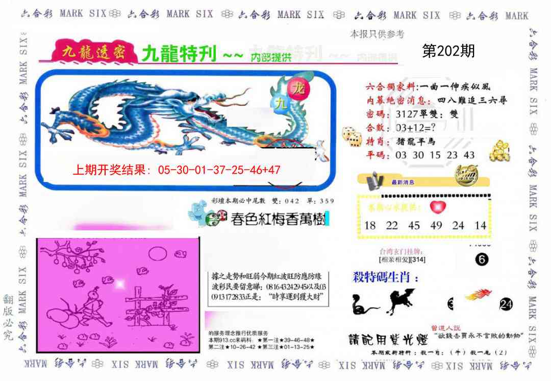 202期九龙特新刊[图]