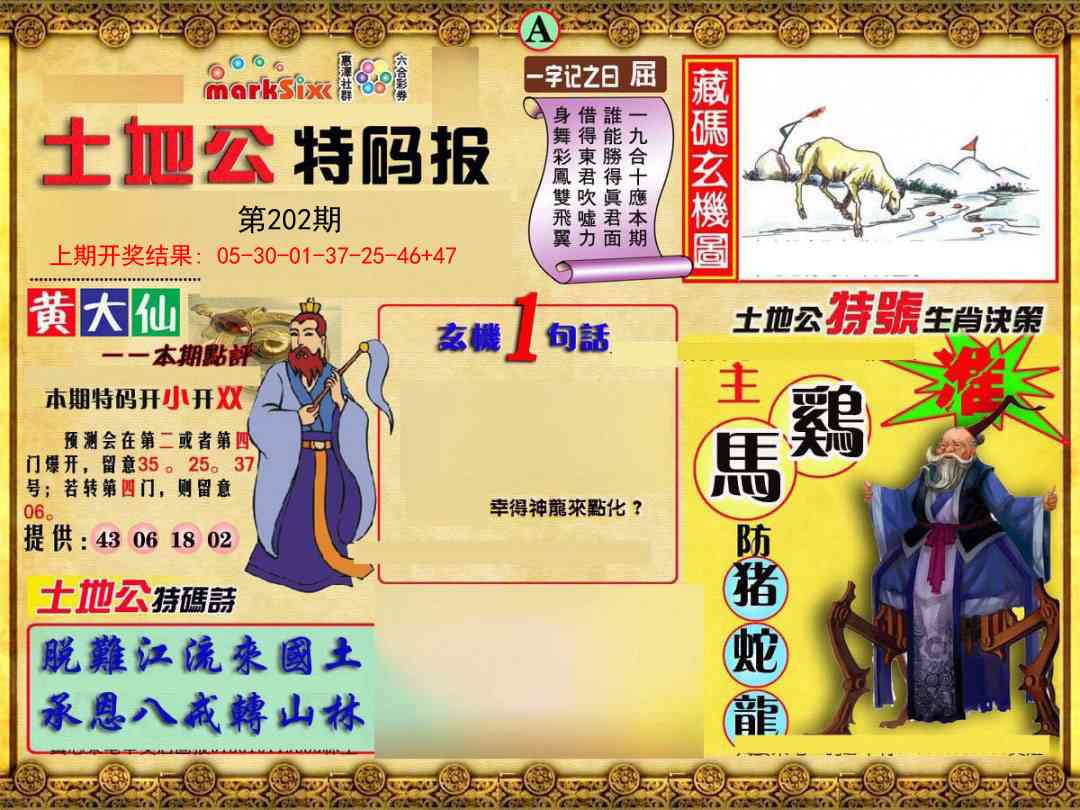 202期土地公特码报A[图]