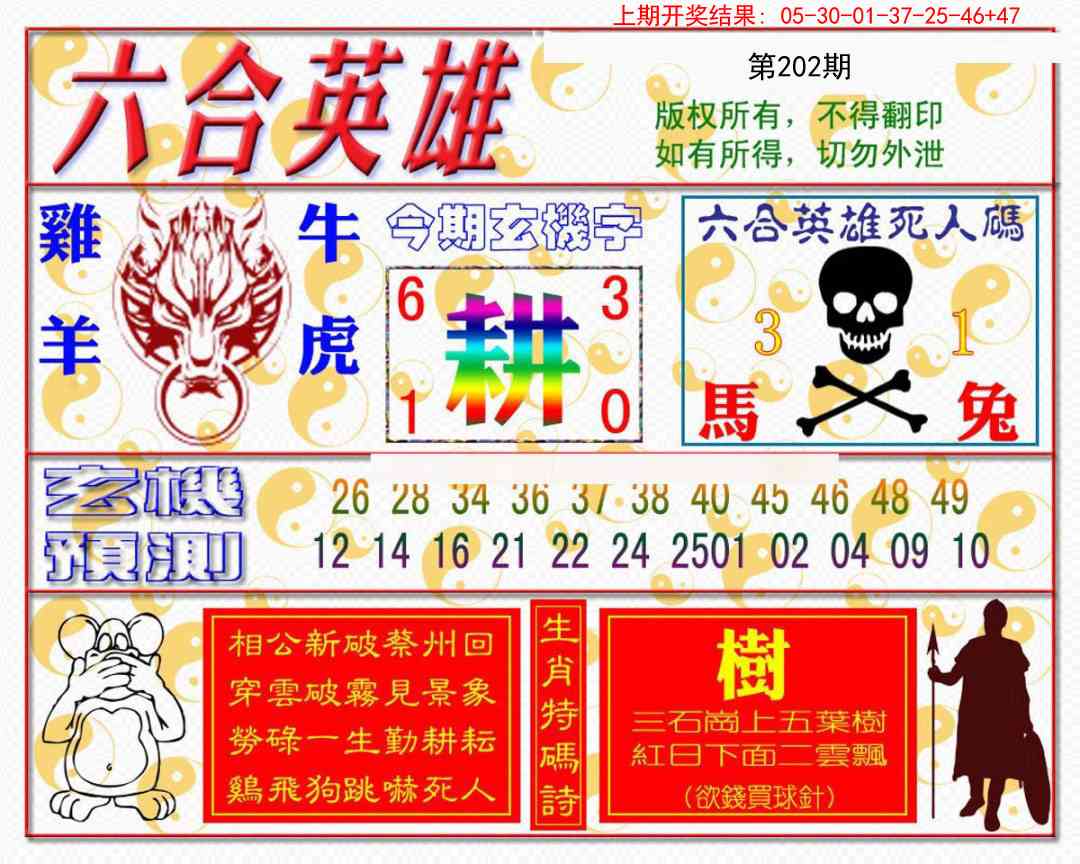 202期六合英雄[图]