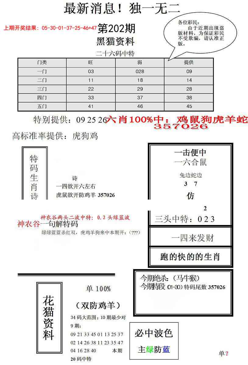 202期独一无二(正)[图]