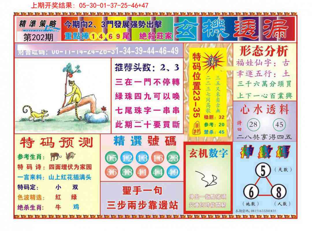 202期玄机透漏[图]