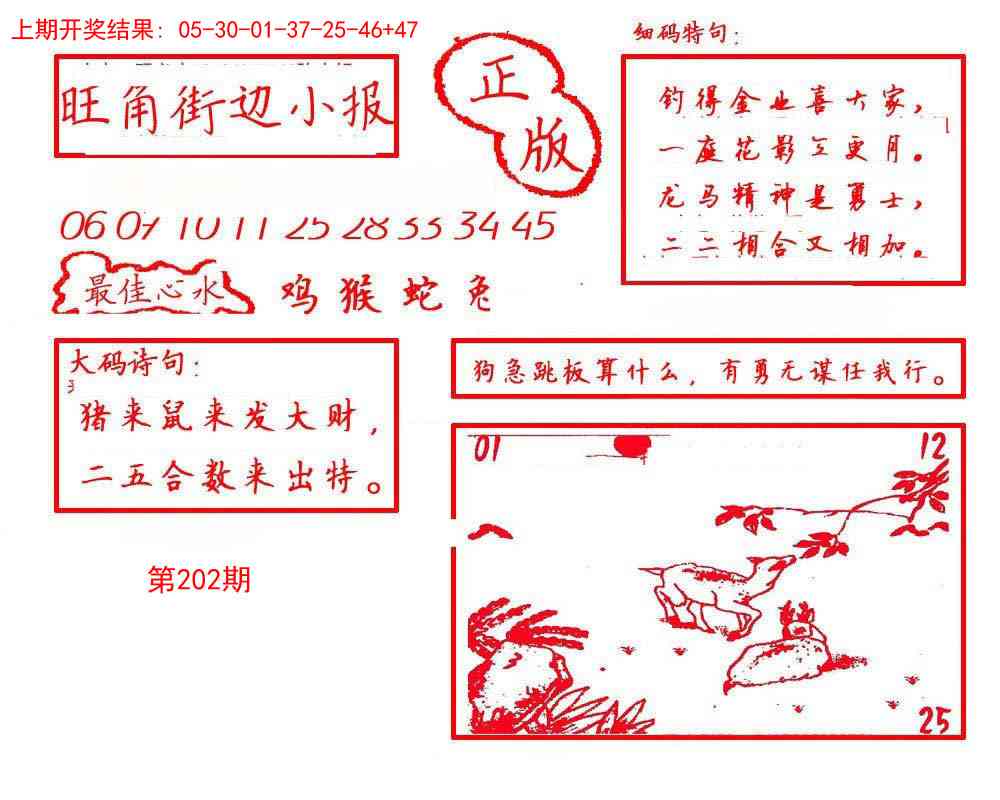 202期旺角街边小报[图]