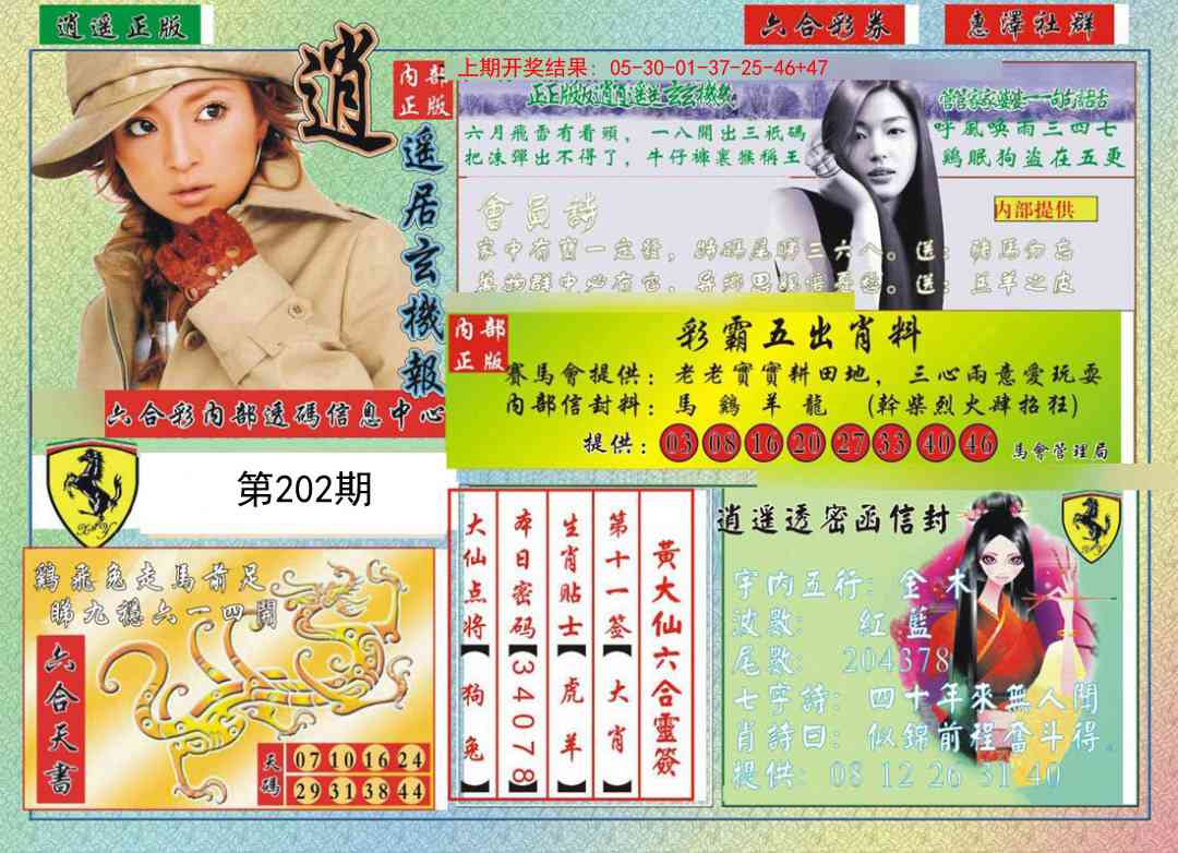 202期逍遥玄机报[图]