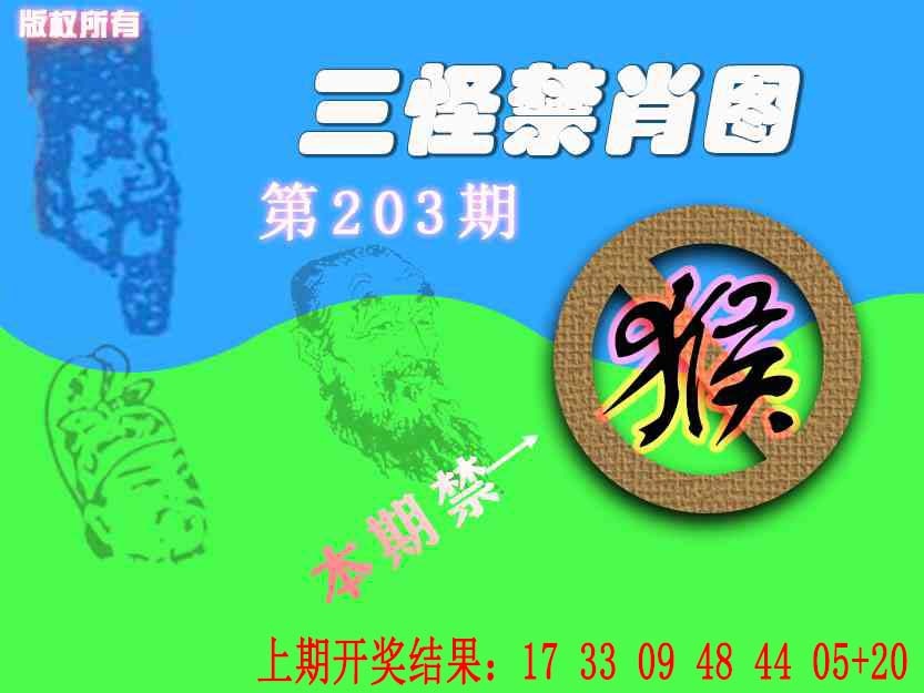 203期禁肖图《另版》[图]