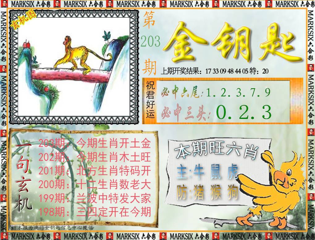 203期金钥匙[图]