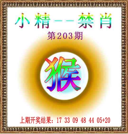203期小精禁肖[图]