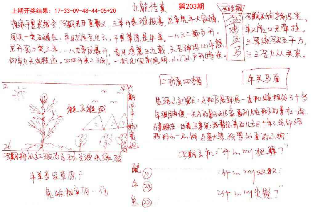203期手写九龙内幕[图]