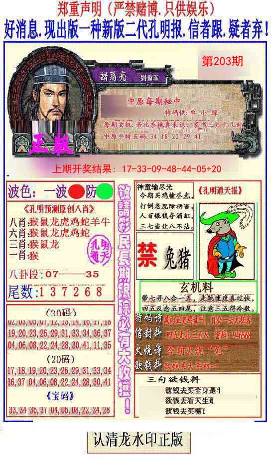 203期另二代孔明报[图]