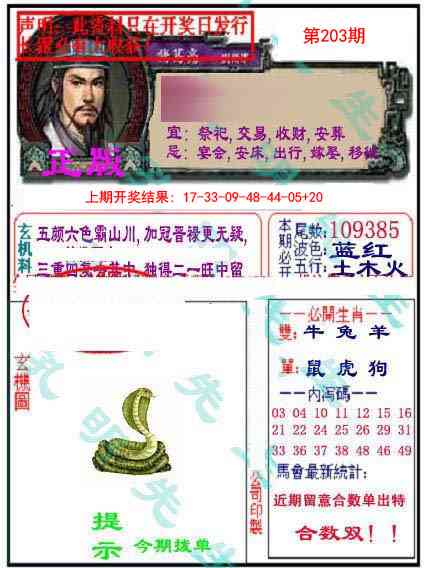 203期正版孔明报[图]