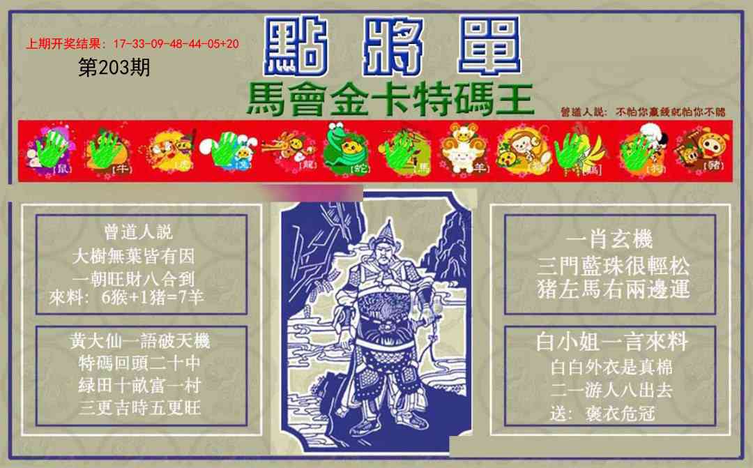 203期点将单[图]