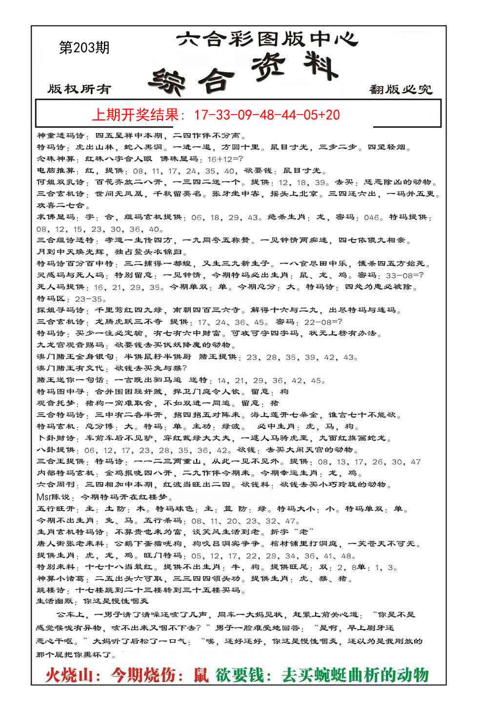 203期内部综合资料[图]