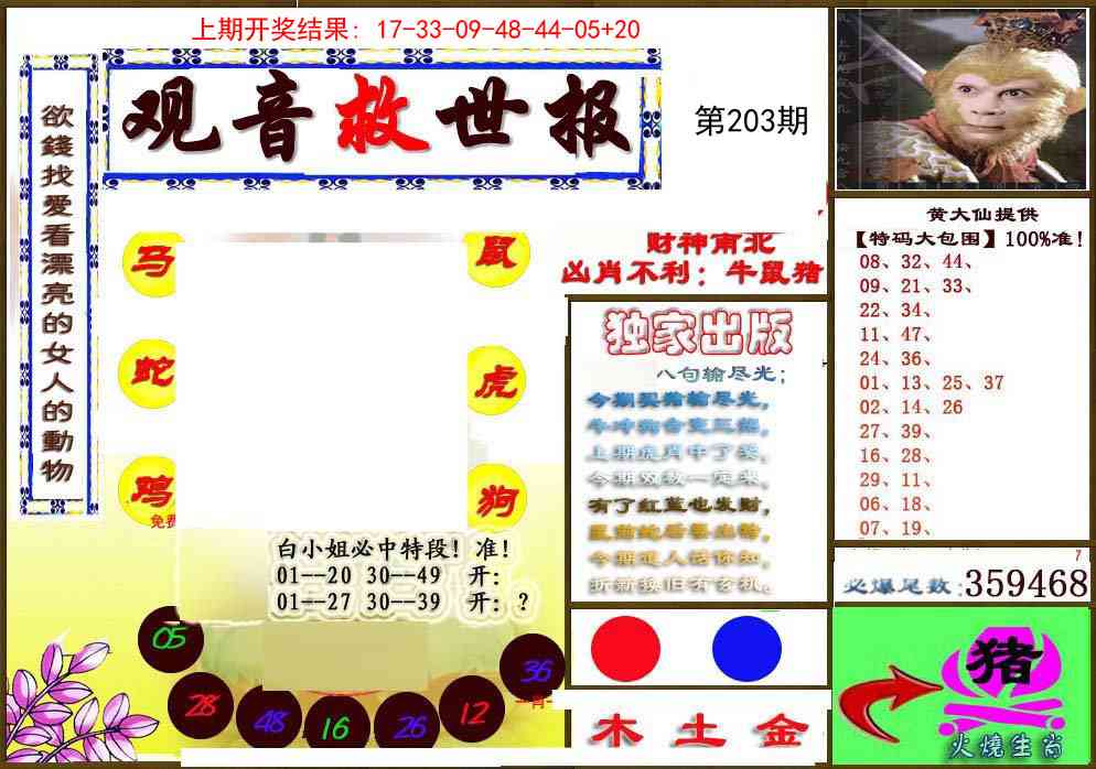 203期(另)观音救世密报[图]