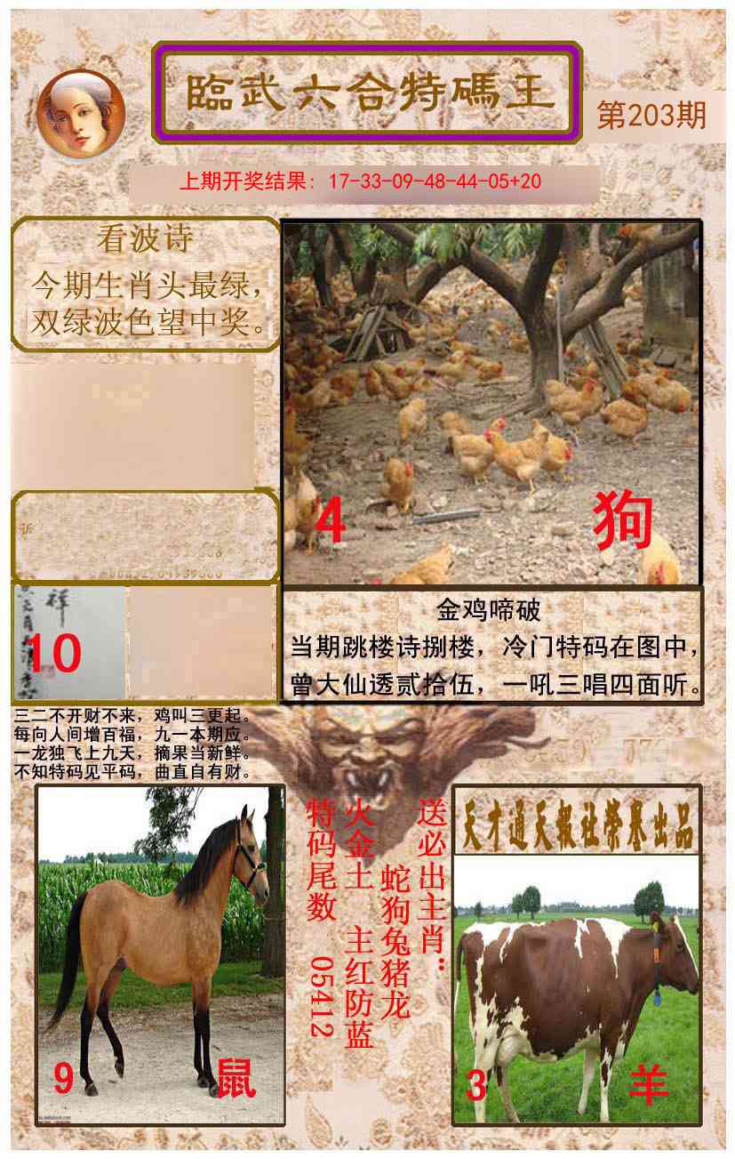 203期临武六合特码王[图]