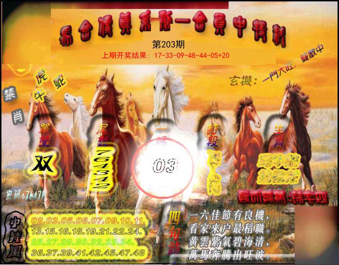 203期马会传真-会员报[图]