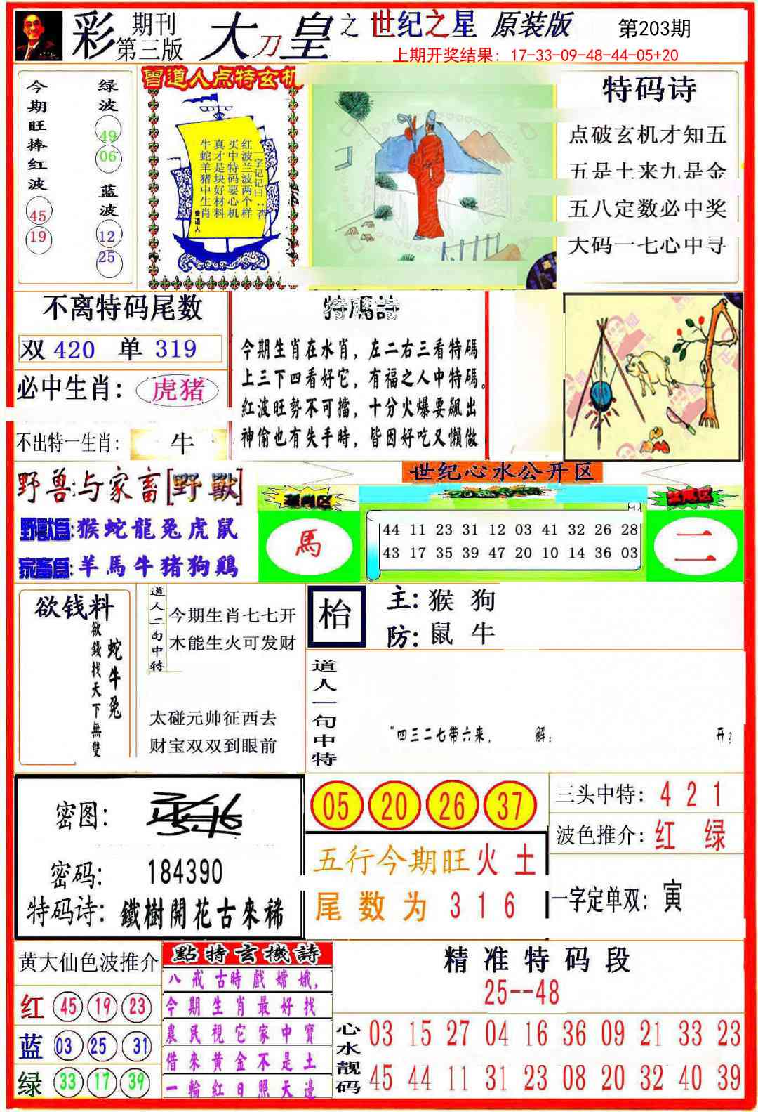 203期大刀皇之(世纪之星)[图]
